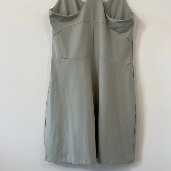 Girlfriend Collective Paloma Racerback Athletic Dress Matcha Size Large - Picture 9 of 11